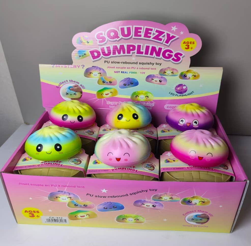 Dumpling Bun Squishy Fidget Toy