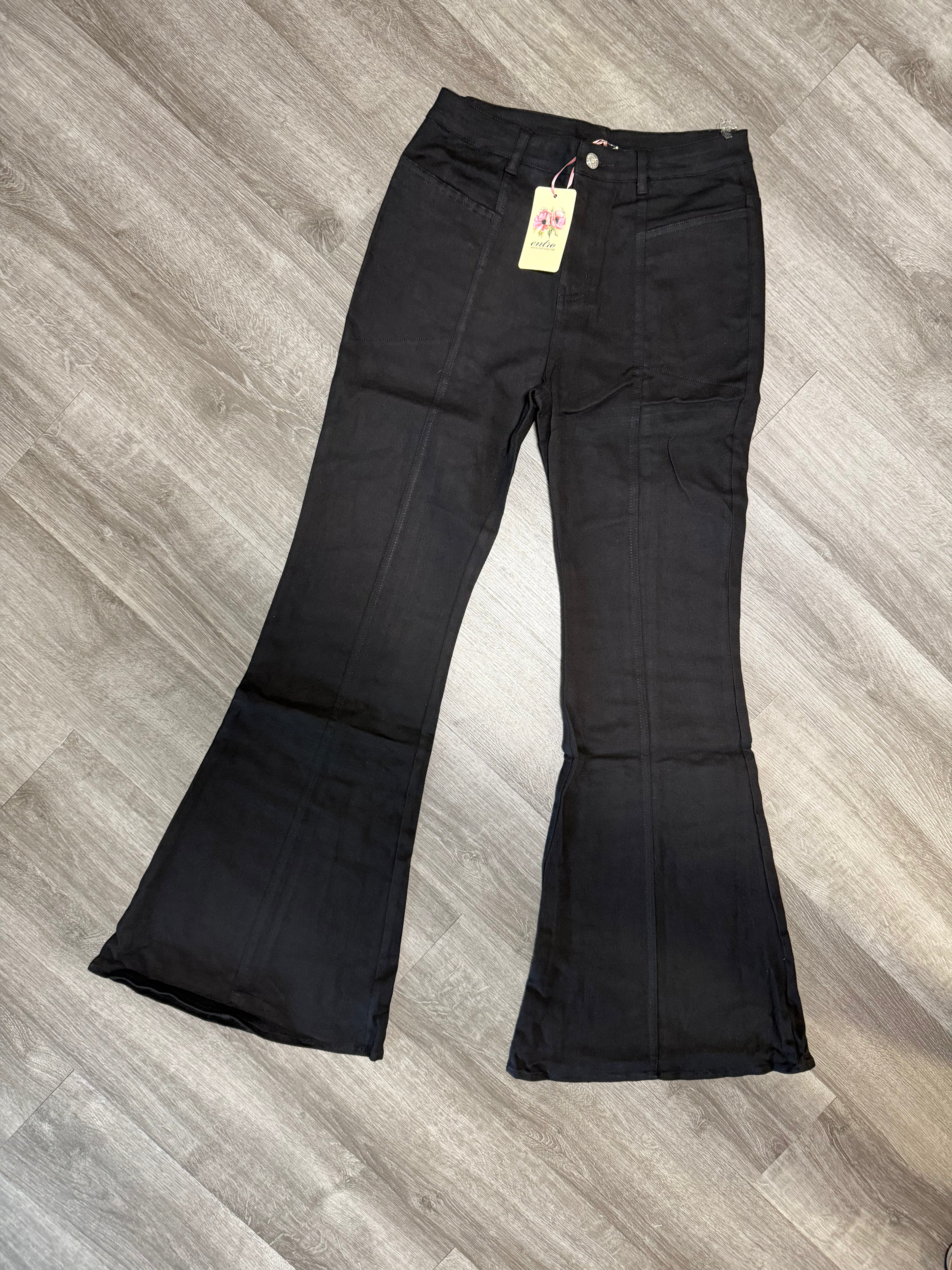 Entro Black Flare Jean