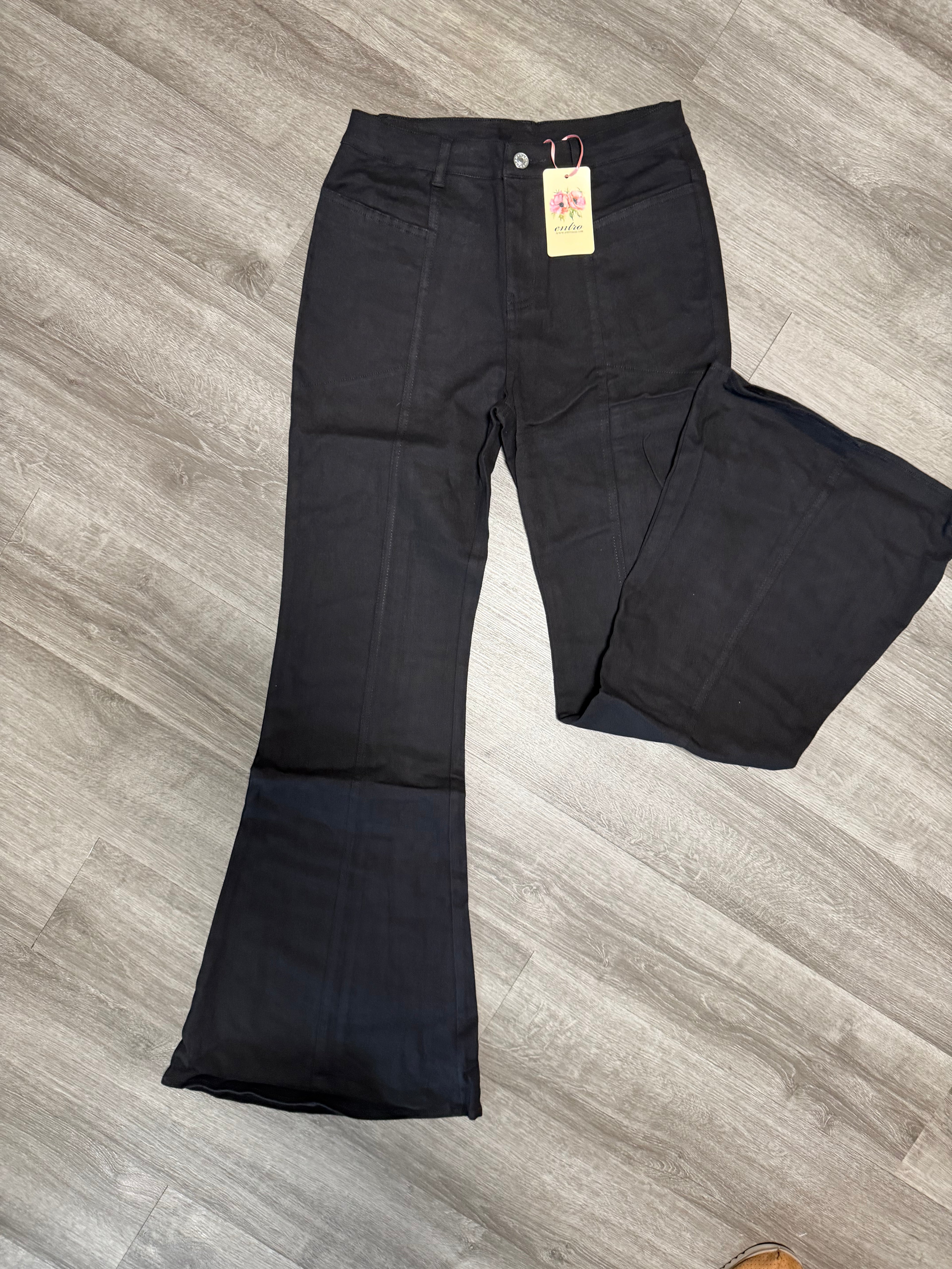 Entro Black Flare Jean