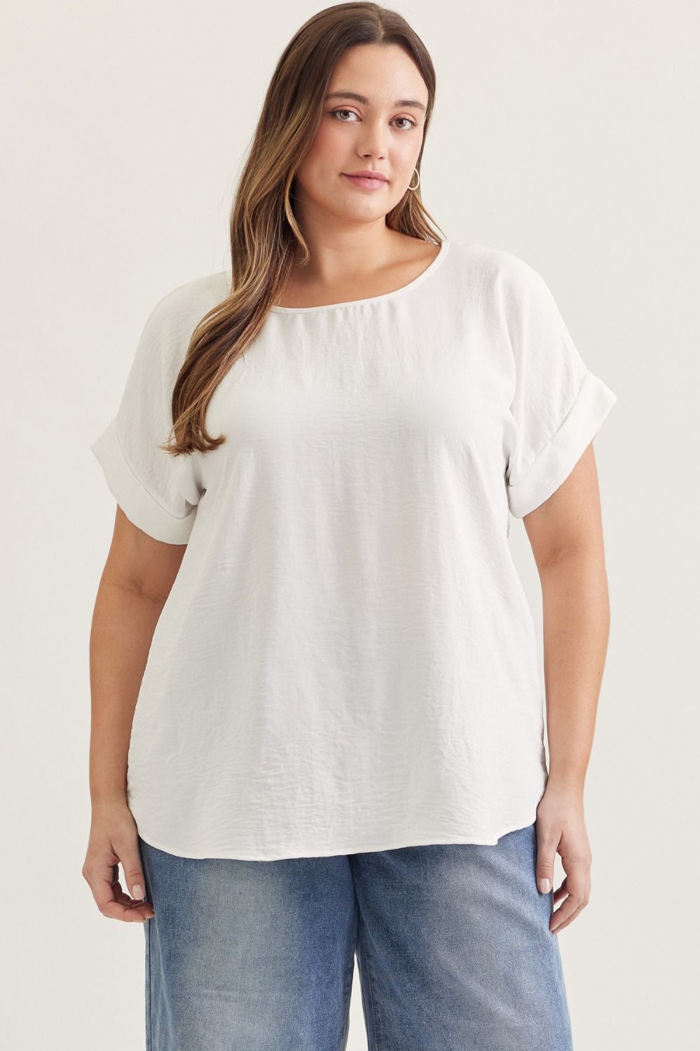 Entro Casual Blouse- Off White