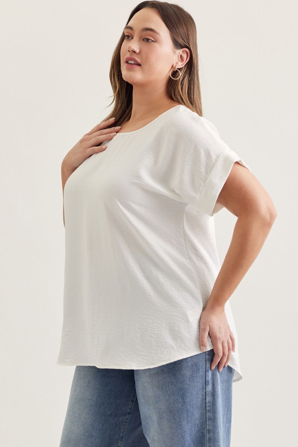 Entro Casual Blouse- Off White