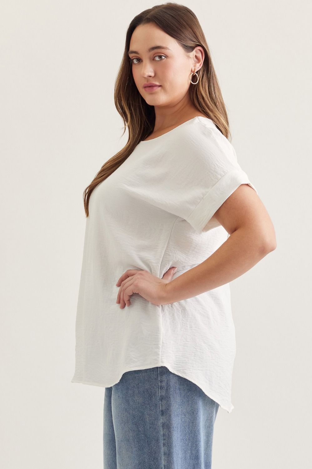 Entro Casual Blouse- Off White