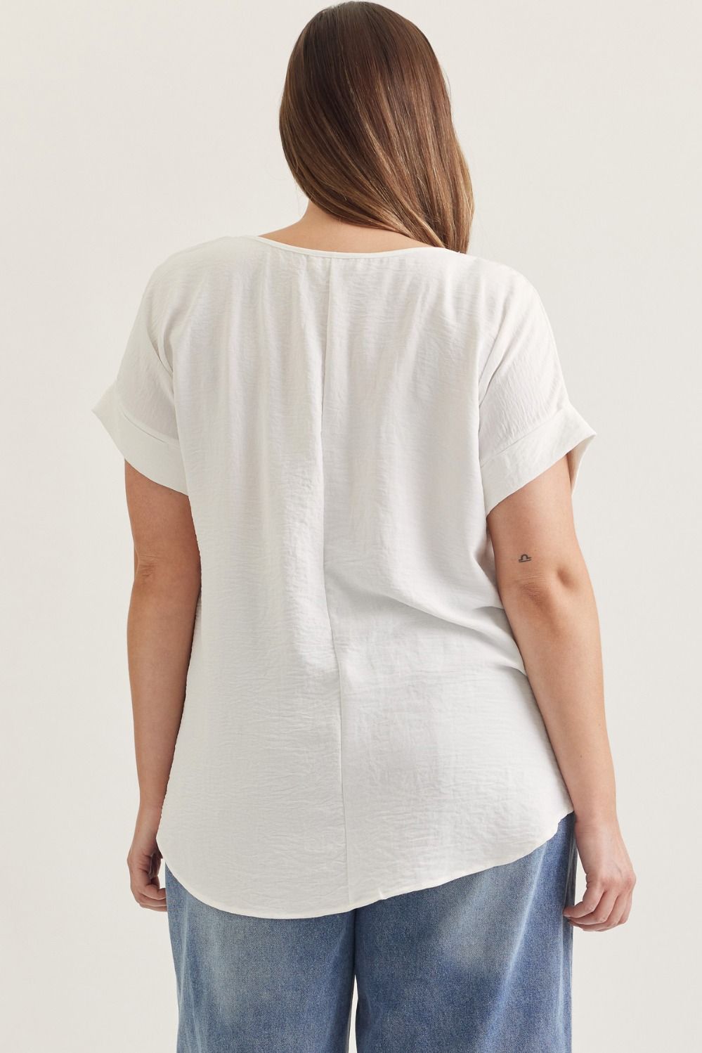 Entro Casual Blouse- Off White