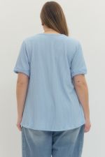 Entro Knit Top - Serenity
