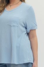 Entro Knit Top - Serenity