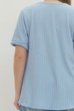 Entro Knit Top - Serenity