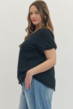 Entro Knit Top- Black