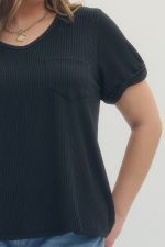 Entro Knit Top- Black