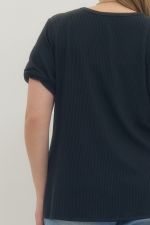 Entro Knit Top- Black